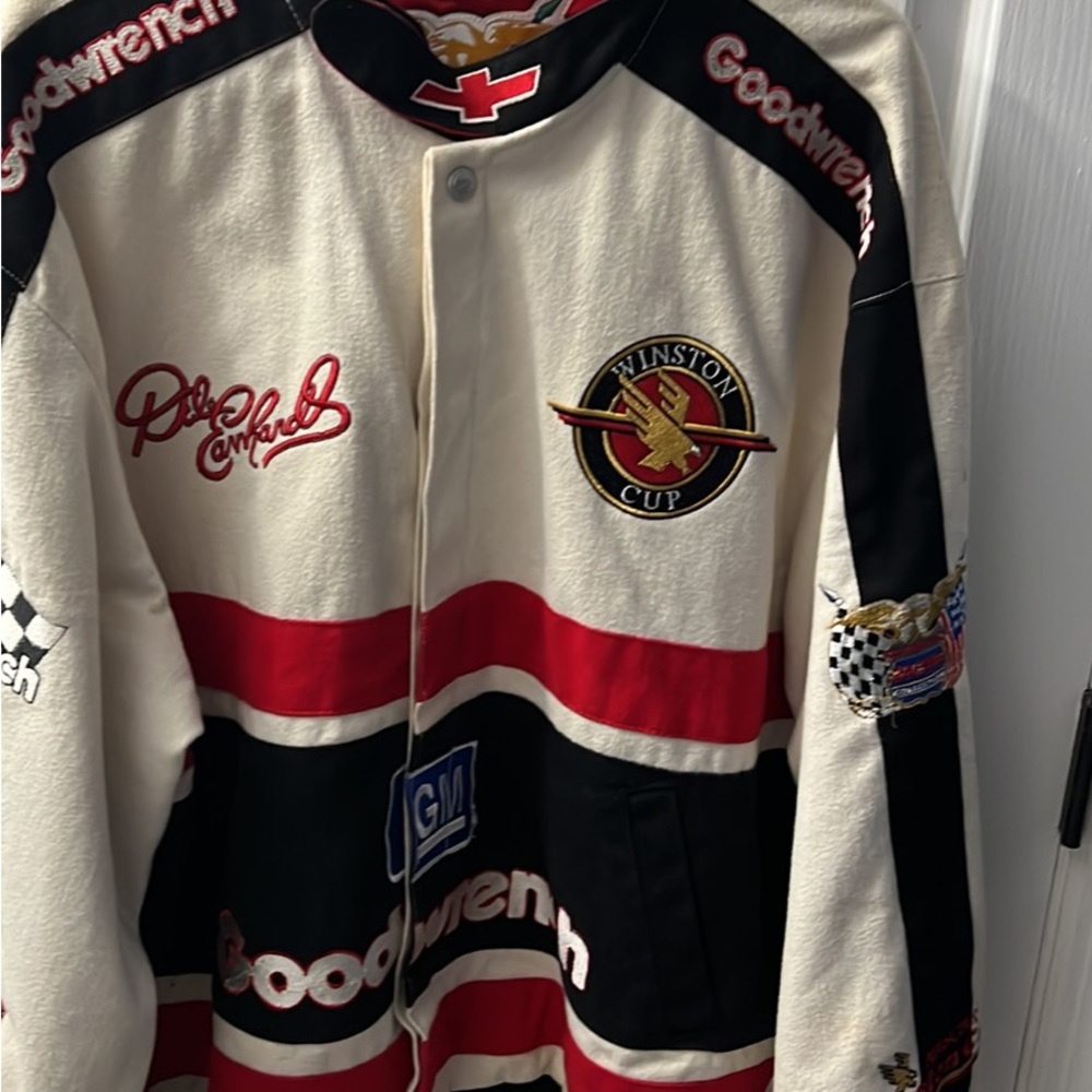 Vintage Dale Earnhardt Jeff hamilton Winston cup Jacket size 2X tag is faded - Picture 5 of 10